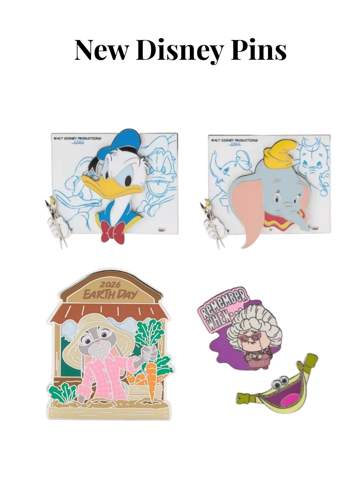 New pins from Disney Store with Donald Duck, Dumbo, Judy from Zootopia, and Inside Out Nostalgia! 

#LTKKids #LTKSeasonal #LTKTravel