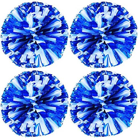 Hlonon 4 Pack Cheerleader Pom Poms Sports Dance Cheer Plastic Pom Poms Cheerleading for Sports Team  | Amazon (US)
