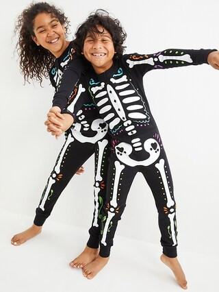 Gender-Neutral Snug-Fit Matching Halloween One-Piece Pajamas For Kids | Old Navy (US)