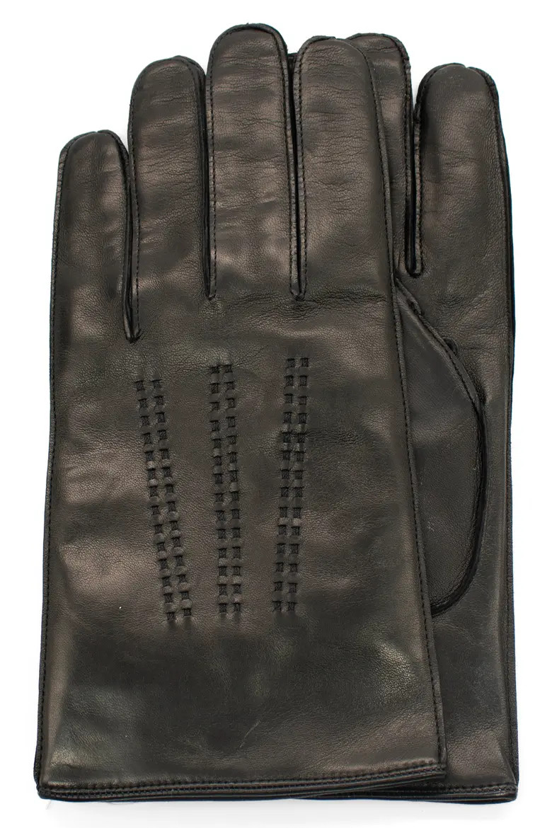 Topstitch Cashmere Lined Gloves (Men) | Nordstromrack | Nordstrom Rack