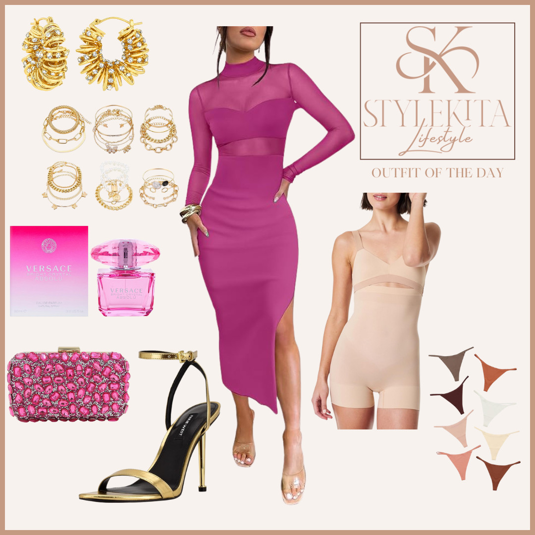 Pink vibes outfit of the day!  

 #LTKHoliday #LTKgrwm #LTKootd