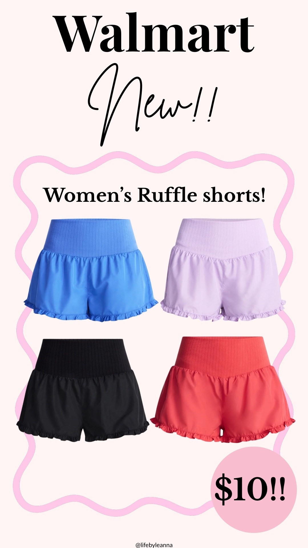 New ruffle shorts only $10 at Walmart!! 
These will go fast! 







Walmart / ruffle shorts / free people vibes / women’s trending / style / summer looks

#LTKmomlife #LTKootd #LTKActive