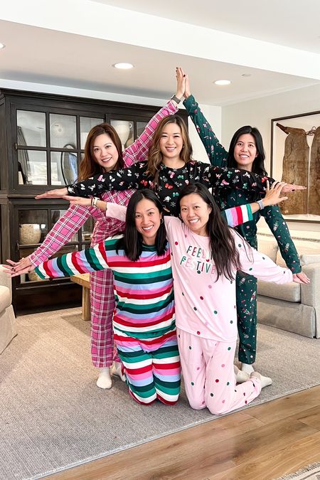 Having so much fun (being silly) on a girls trip staycation and one of my favorite things to do for a girls trip is to get coordinating PJs!! Do you see our star? ⭐️

Our @walmartfashion holiday PJs are only $12.98, come in 8 different prints and are super comfy!! Would make a great gift 🎁 too! Linking up some more affordable PJ finds too! #WalmartPartner #WalmartFashion