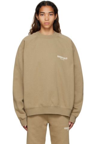 Tan Cotton Sweatshirt | SSENSE