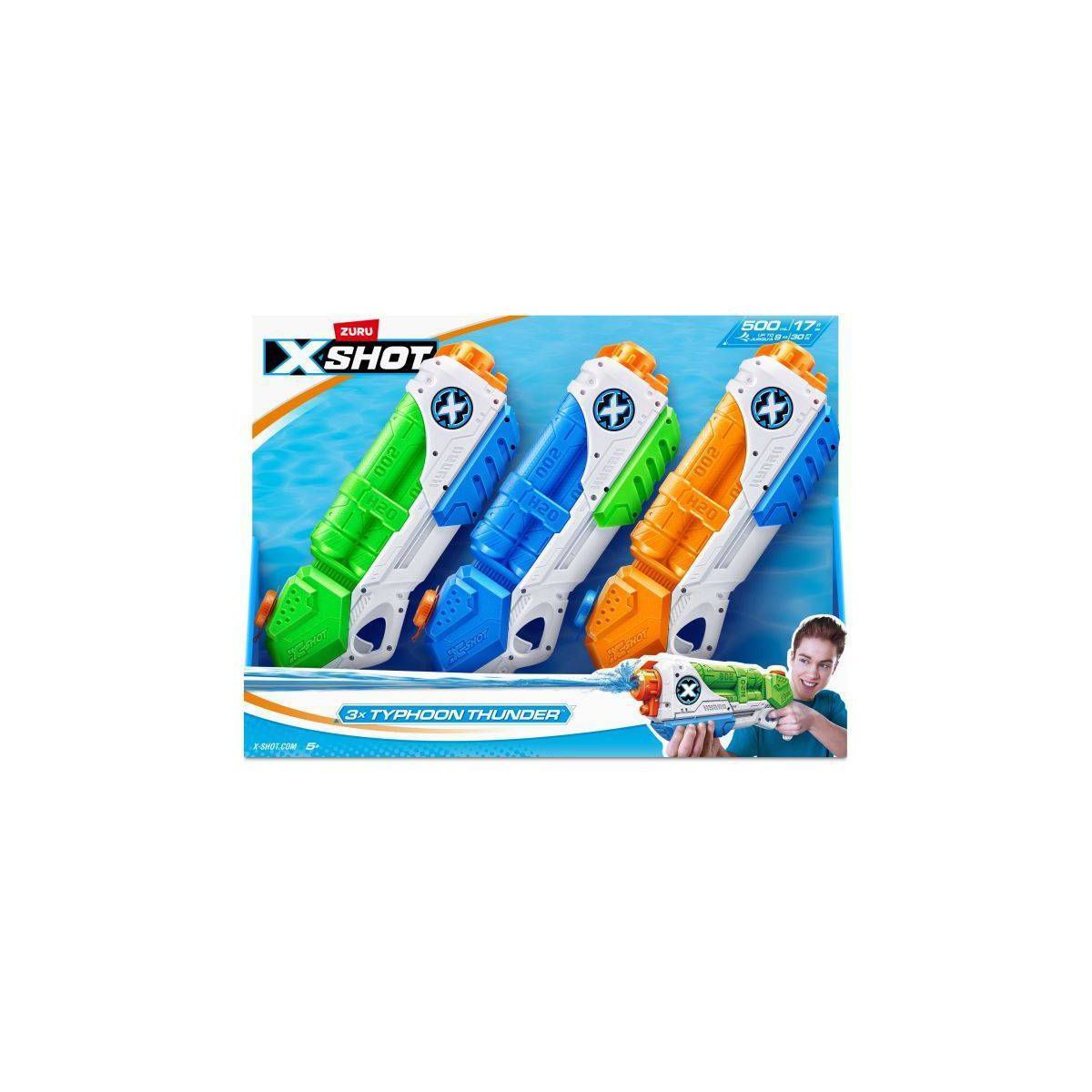 X-Shot Water Typhoon Thunder Toy Blaster - 3pk | Target
