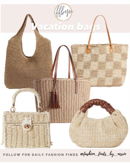 Summer bags
Spring bags
Beach bags
Vacation bags handbag 

#LTKstyletip #LTKitbag #LTKsalealert