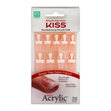 KISS Salon Acrylic French Nail Kit in Petite Crush Hour | Walmart (US)