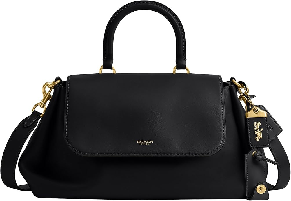 Coach Slouchy Rogue Top Handle Bag, B4/Black | Amazon (US)