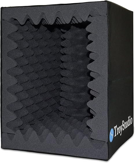 TroyStudio Portable Sound Recording Vocal Booth Box - |Reflection Filter & Microphone Isolation S... | Amazon (US)