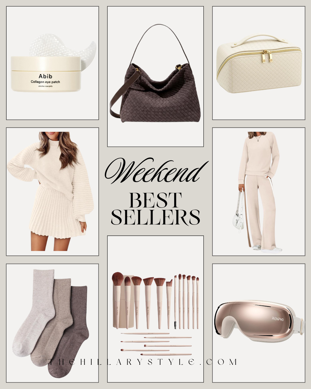 Weekend Best Sellers Fashion ✨
The pieces you couldn’t get enough of — cozy neutrals, everyday beauty favorites, and elevated accessories that make getting dressed (and ready) feel effortless. These best sellers are truly worth the love.
#ltkfinds #ltkfavorites #ltkstyle #ltkbeauty #neutralstyle #cozystyle #everydayessentials #luxuryforless #thehillarystyle 

 #LTKGiftGuide #LTKHoliday #LTKSeasonal