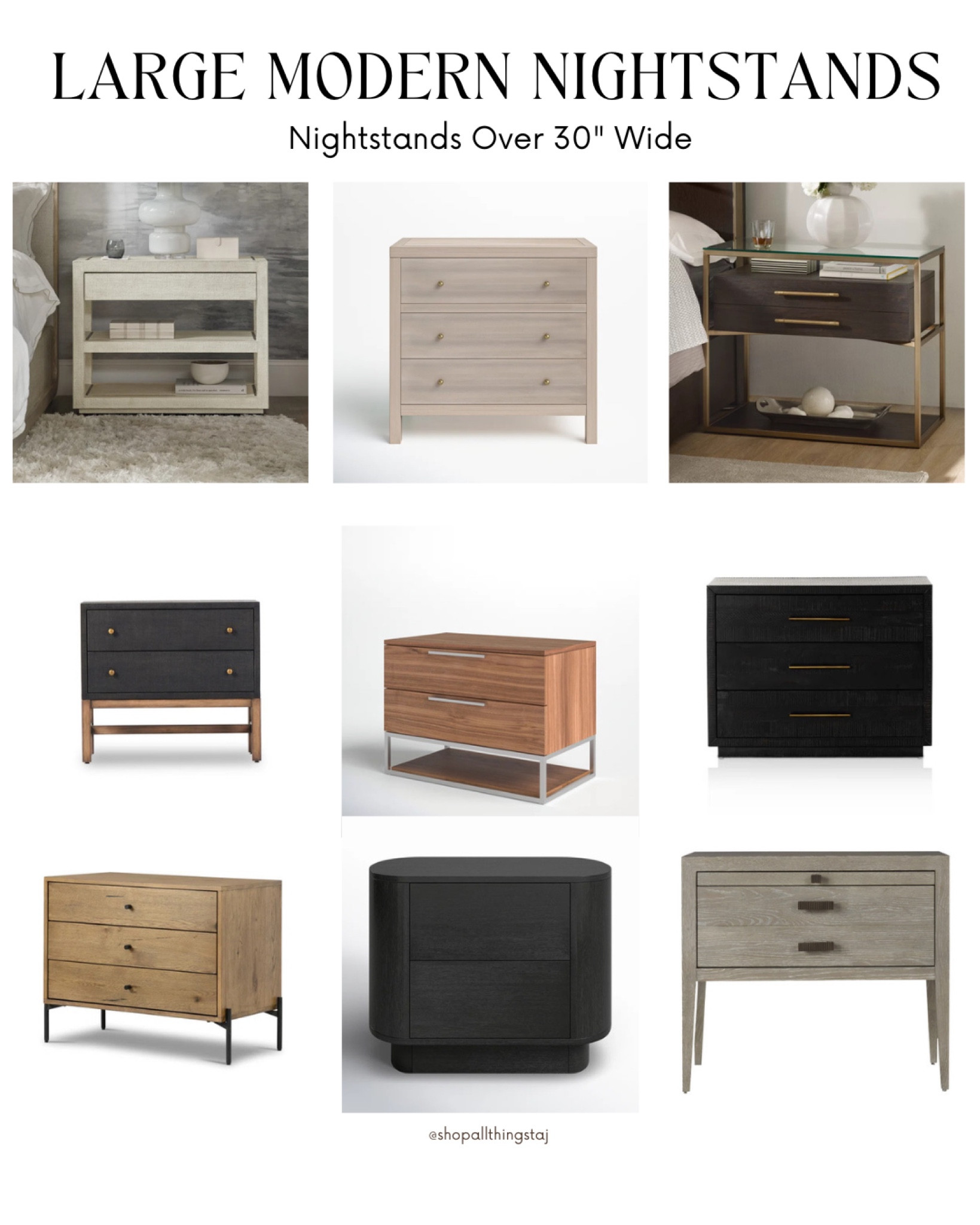 Larger nightstands have been in demand and we’re sharing a roundup of some of our client faves 🤗

#LTKHome #LTKStyleTip #LTKSaleAlert