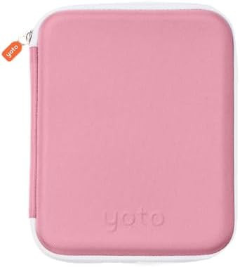 YOTO Card Case in Think Pink – Kids Accessory, Soft Portable Folder with Zipper & 64 Pockets fo... | Amazon (US)