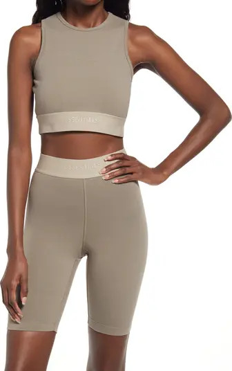 Sport Stretch Cotton Crop Tank | Nordstrom