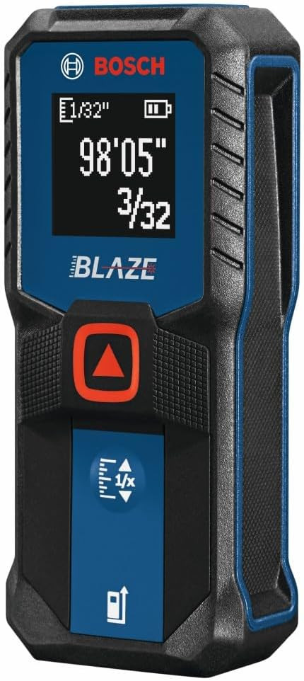 BOSCH GLM100-23 100 Ft Blaze Laser Distance Measure, Includes 2 AA Batteries, Distance Measuring ... | Amazon (US)