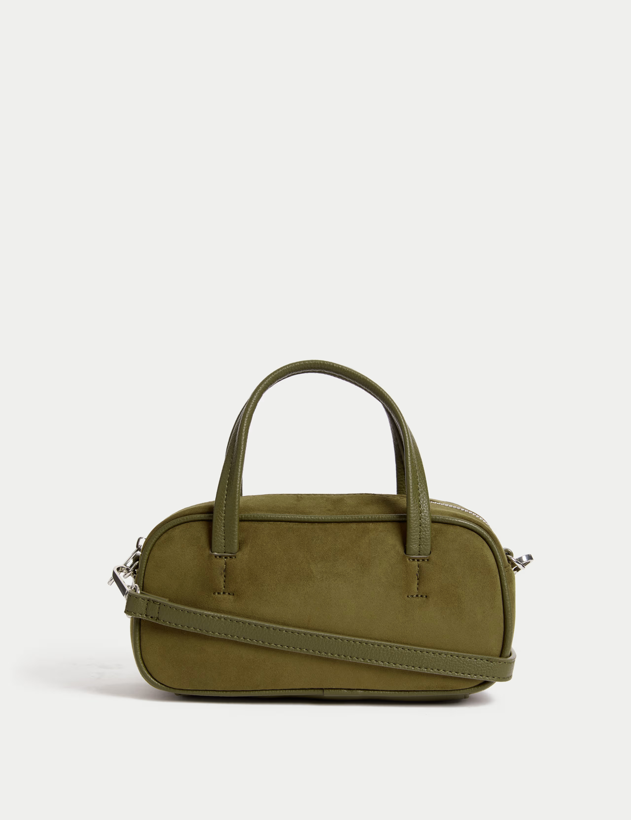 Suedette Mini Bowler Cross Body Bag | M&S Collection | M&S | Marks & Spencer (UK)