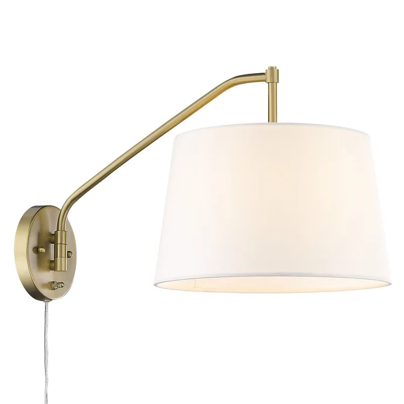 Swanage 1 - Light Dimmable Armed Sconce | Wayfair North America