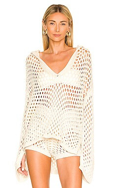 MISA Los Angeles Shamani Hoodie in Natural from Revolve.com | Revolve Clothing (Global)