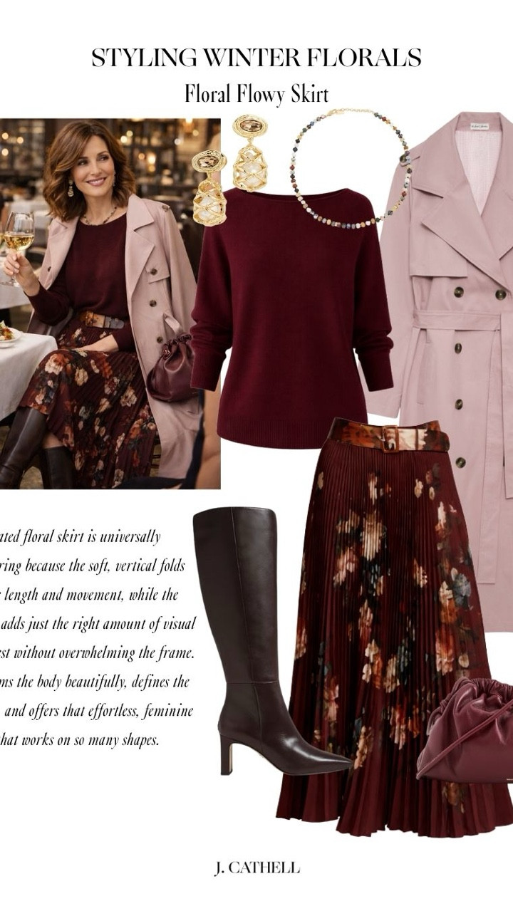 Winter florals, but styled for real life ❄️🌸 This edit is all about balancing soft, feminine prints with cozy layers and polished staples—think florals paired with knits, boots, and structured outerwear for a look that feels fresh all season long. Save this for winter outfit inspiration and tap to shop each floral piece styled in an easy, elevated way.

#LTKStyle #WinterFlorals #FloralOutfits #ColdWeatherStyle #LTKFinds #ChicWinter #EverydayStyle #LayeredLooks #StyleInspo 

 

#LTKdayinmylife #LTKootd #LTKOver40