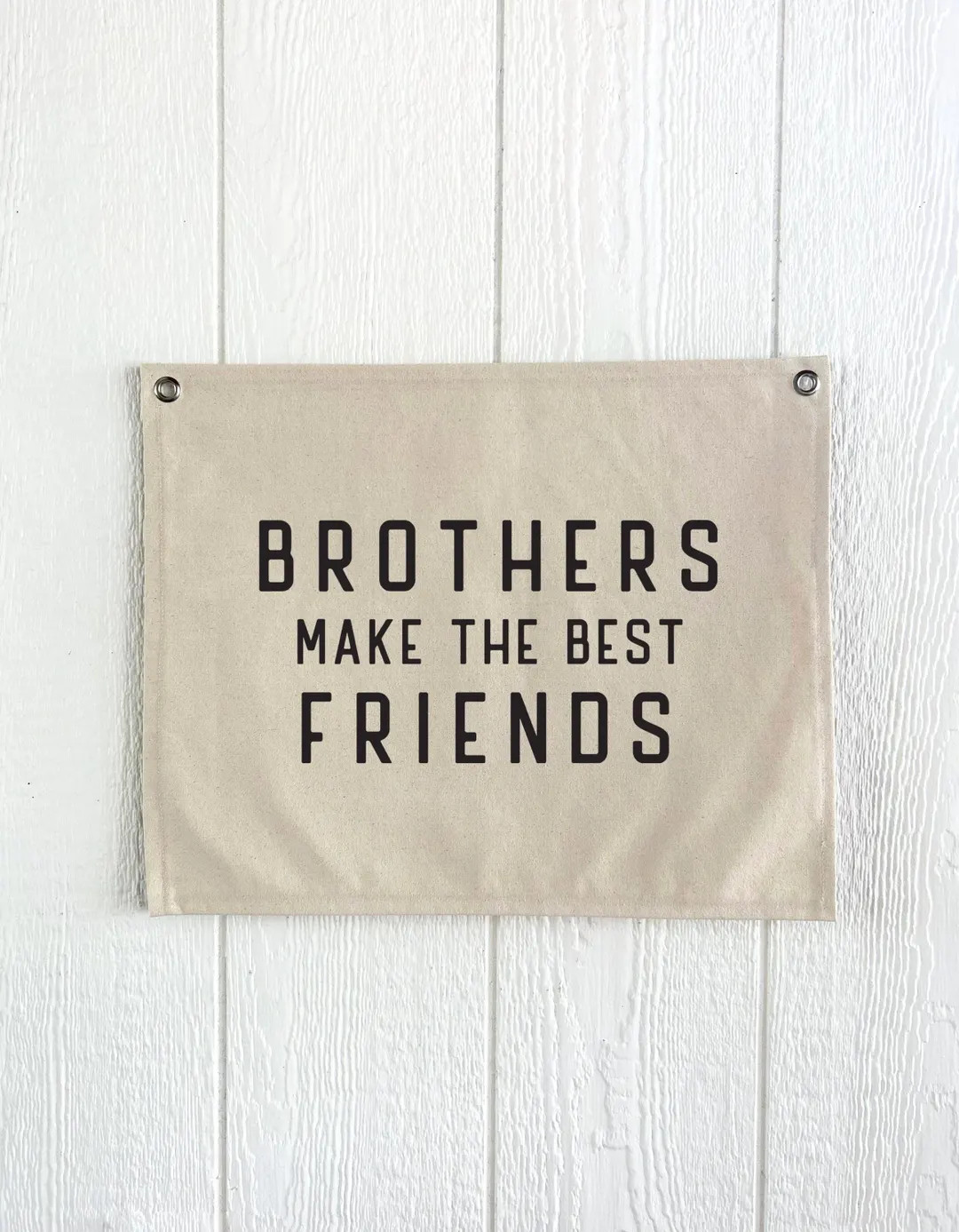 Brothers Make the Best Friends Flag, Nursery Wall Decor, Wall Art Pennant Banner, Boys Bedroom De... | Etsy (US)