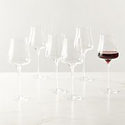 Estera Clear Red Wine Glasses Set of 6 | CB2 | CB2