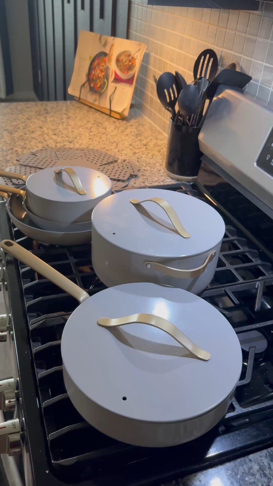 Beautiful non stick cookware set on sale for under $80. 

Walmart finds. Pan and pot set, kitchen essentials. Home finds. Home sale.

#LTKHome #LTKSaleAlert #LTKFamily