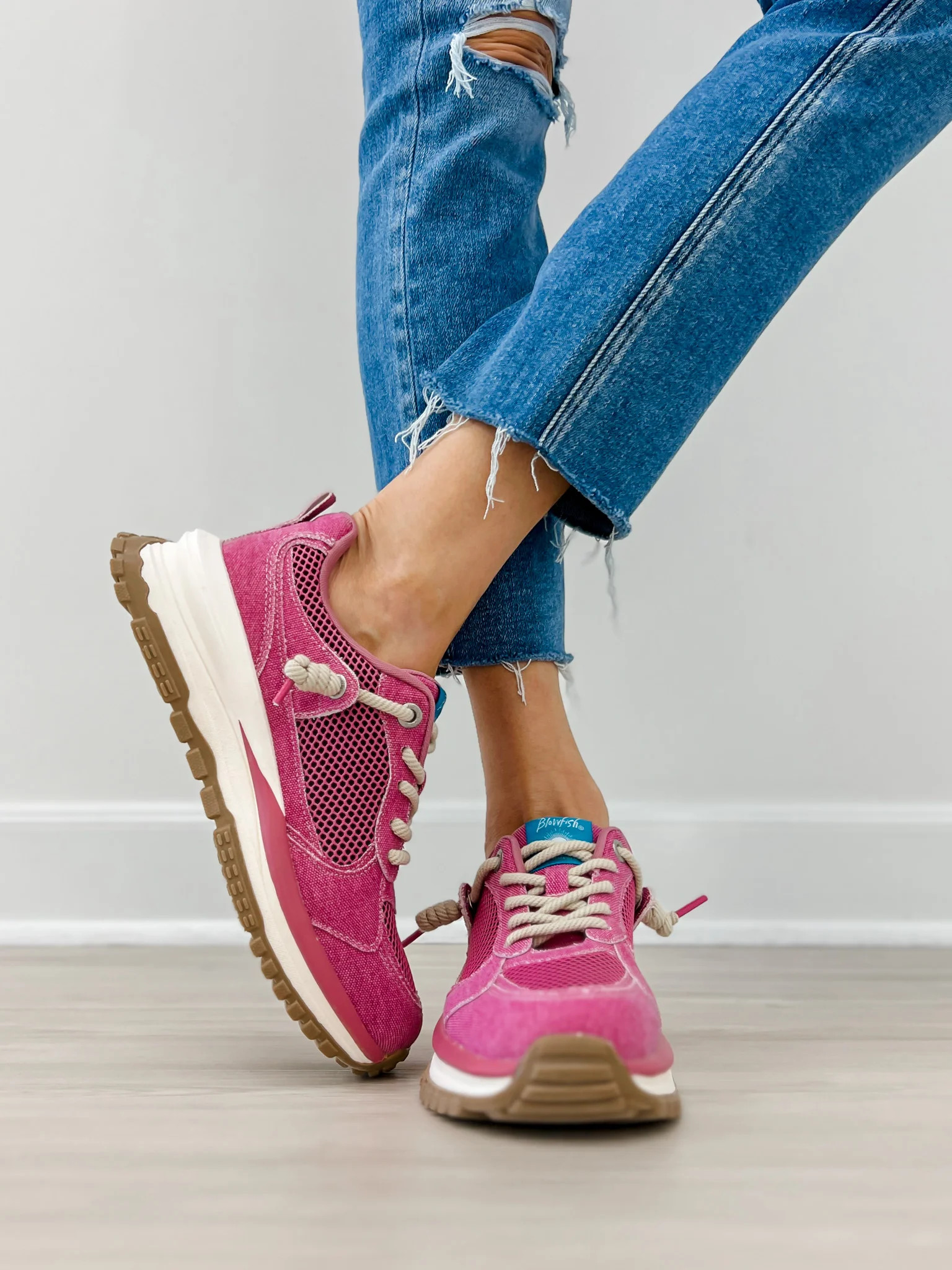 Blowfish Malibu Leotina Sneakers in Rosey Pink | Emma Lou's Boutique