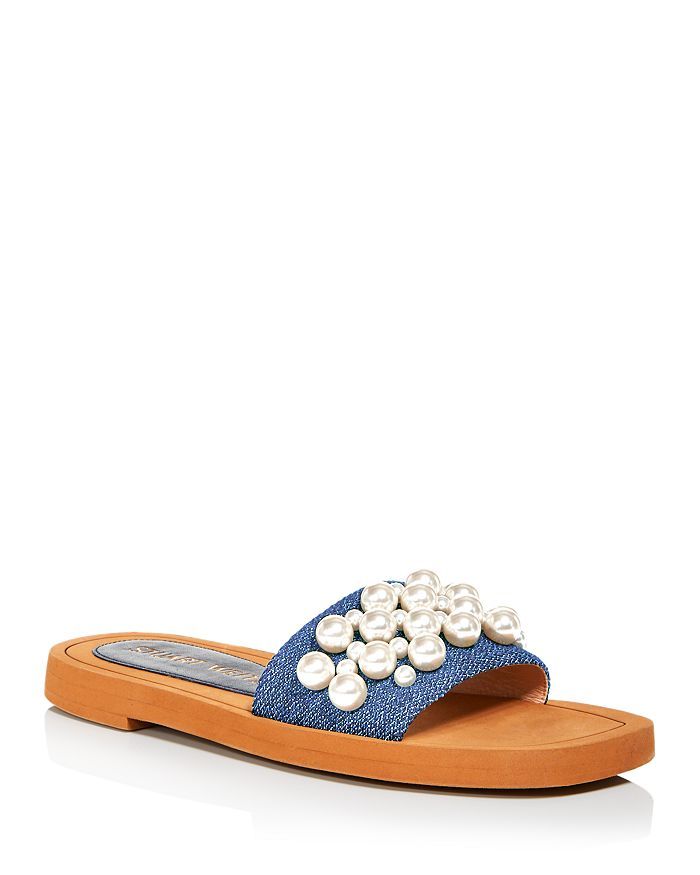 Women's Goldie Embellished Slide Sandals | Bloomingdale's (US)
