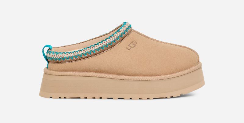 UGG® Women's Tazz Suede Slippers Clogs in Driftwood/White Pepper, Size 8 | UGG (US)