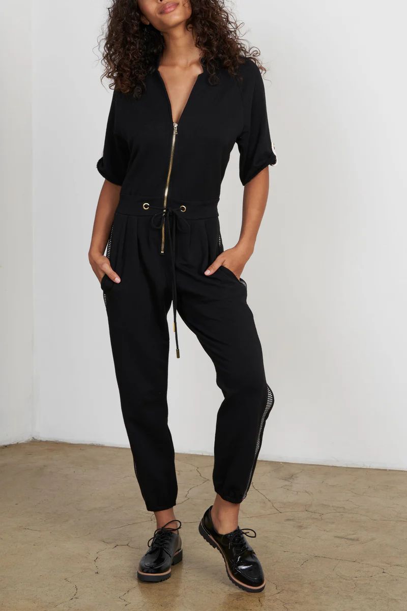 The Caroline Jumpsuit In Black | La Peony Clothing