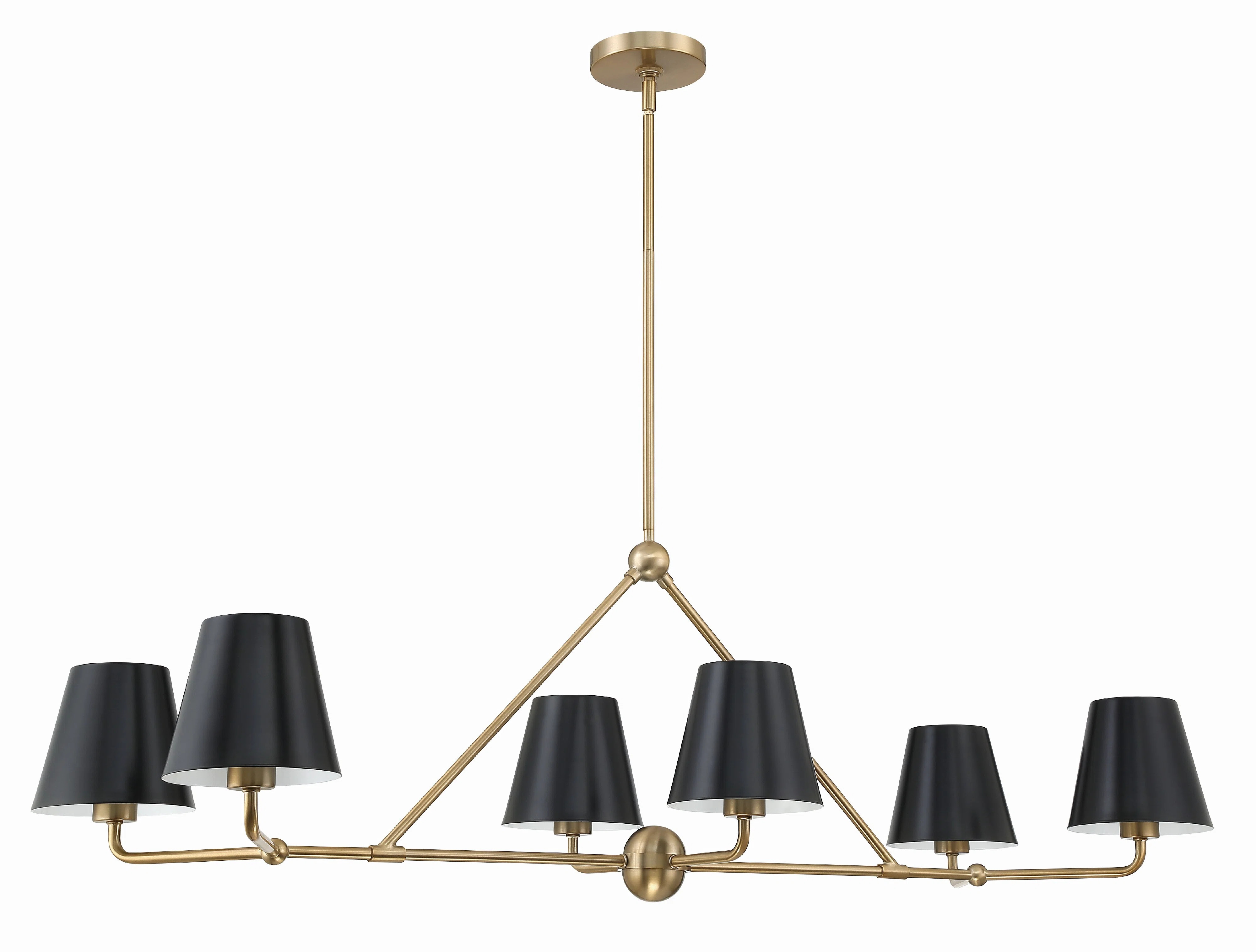Kinston 6 - Light Dimmable Modern Linear Chandelier | Wayfair North America