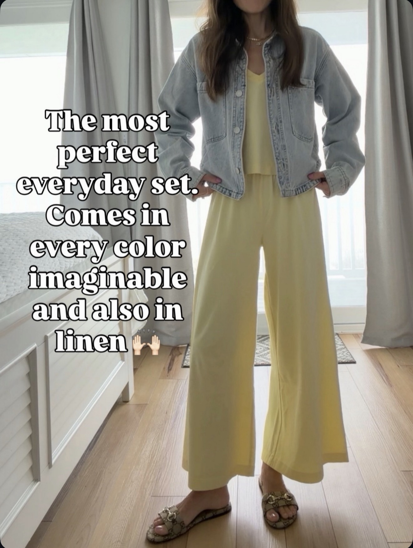 The easiest throw-on-and-go set you’ll wear all spring 💛👇 wearing size xs 

#LTKootd #LTKSeasonal #LTKOver40