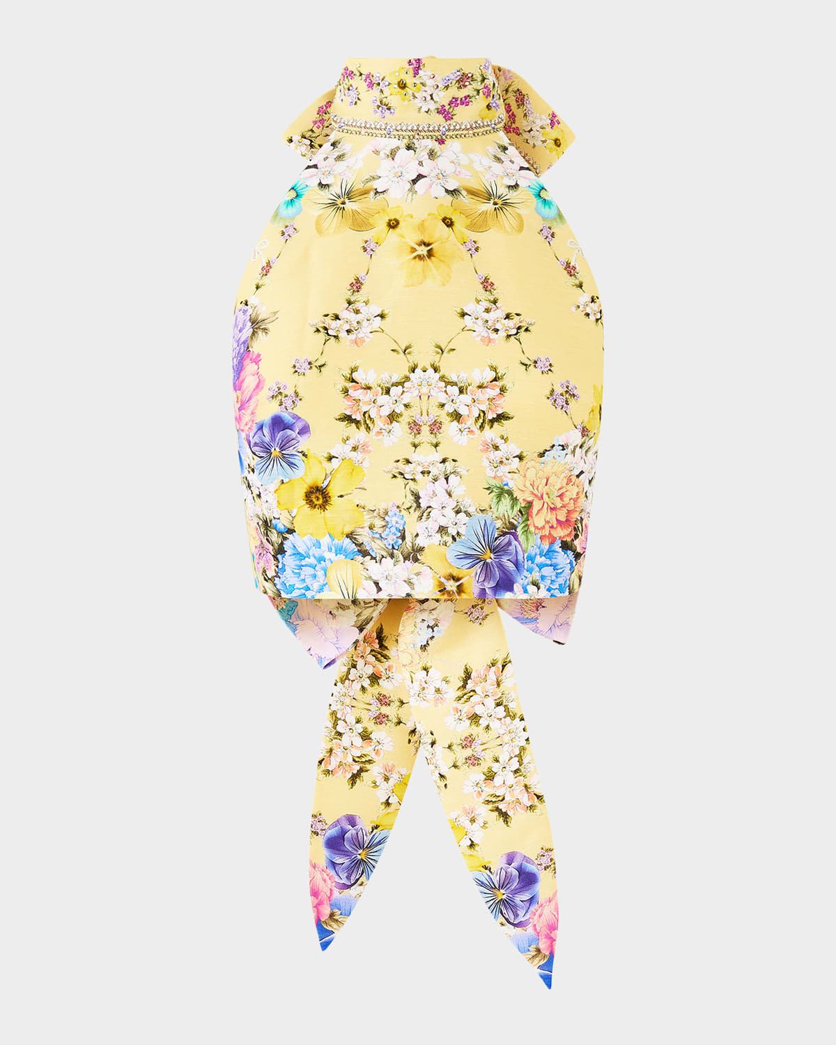 Darling Buds Halter Tie-Back Top | Neiman Marcus