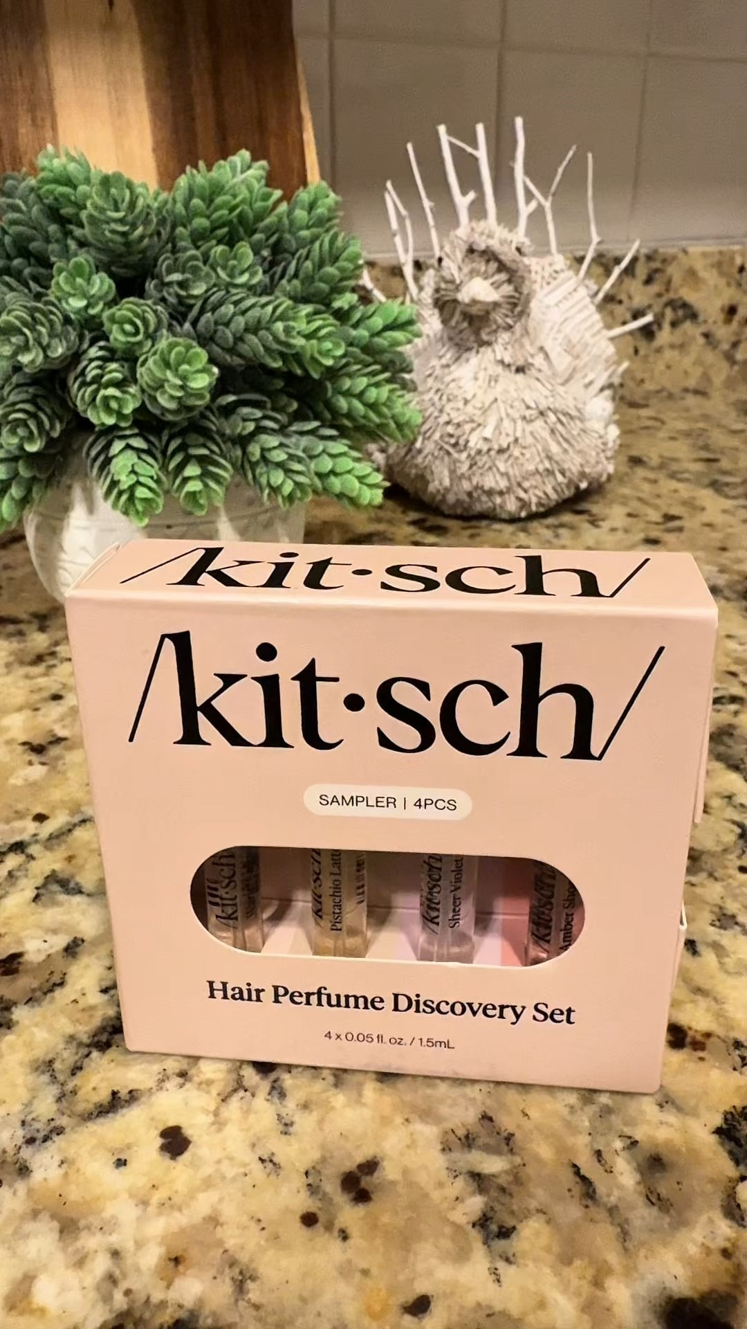 4 piece Kitsch hair perfume discovery set. Hair perfume is all the rage. Try out Kitsch’s 4 different scents in this beauty kit. Perfect stocking stuffer

#hairperfume #kitsch

Hair perfume, kitsch hair perfume, perfume for your hair, stocking stuffer, beauty sets

#LTKGiftGuide #LTKBeauty #LTKFindsUnder50