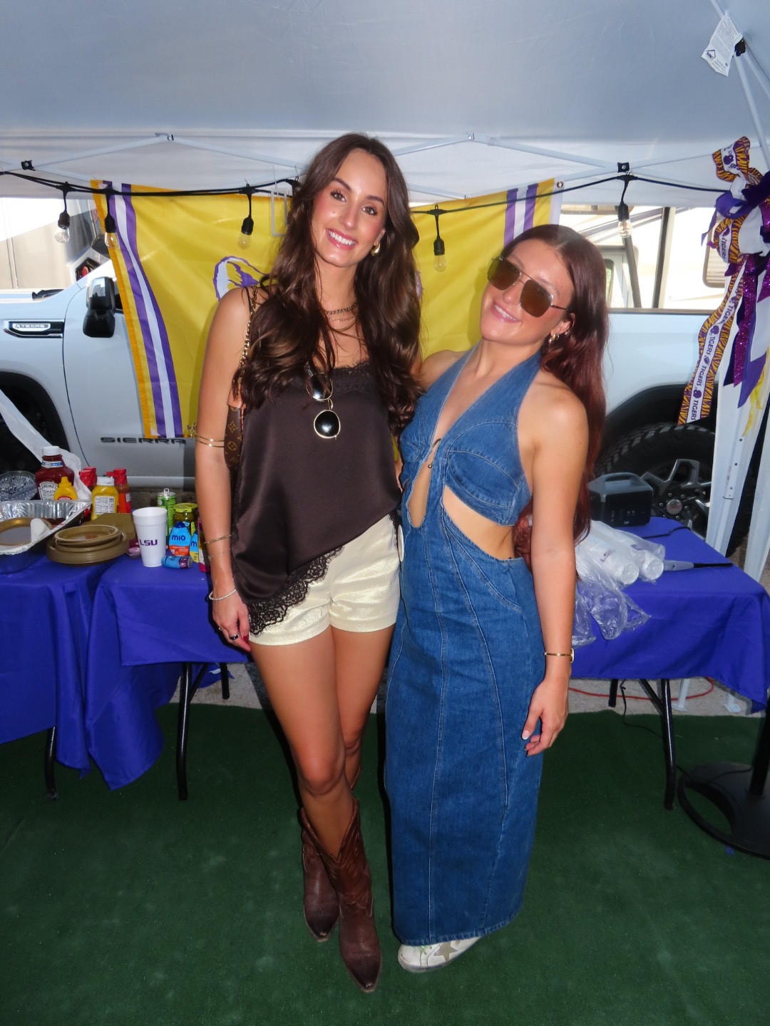 LSU gameday outfit💜🤍

#LTKSeasonal #LTKStyleTip