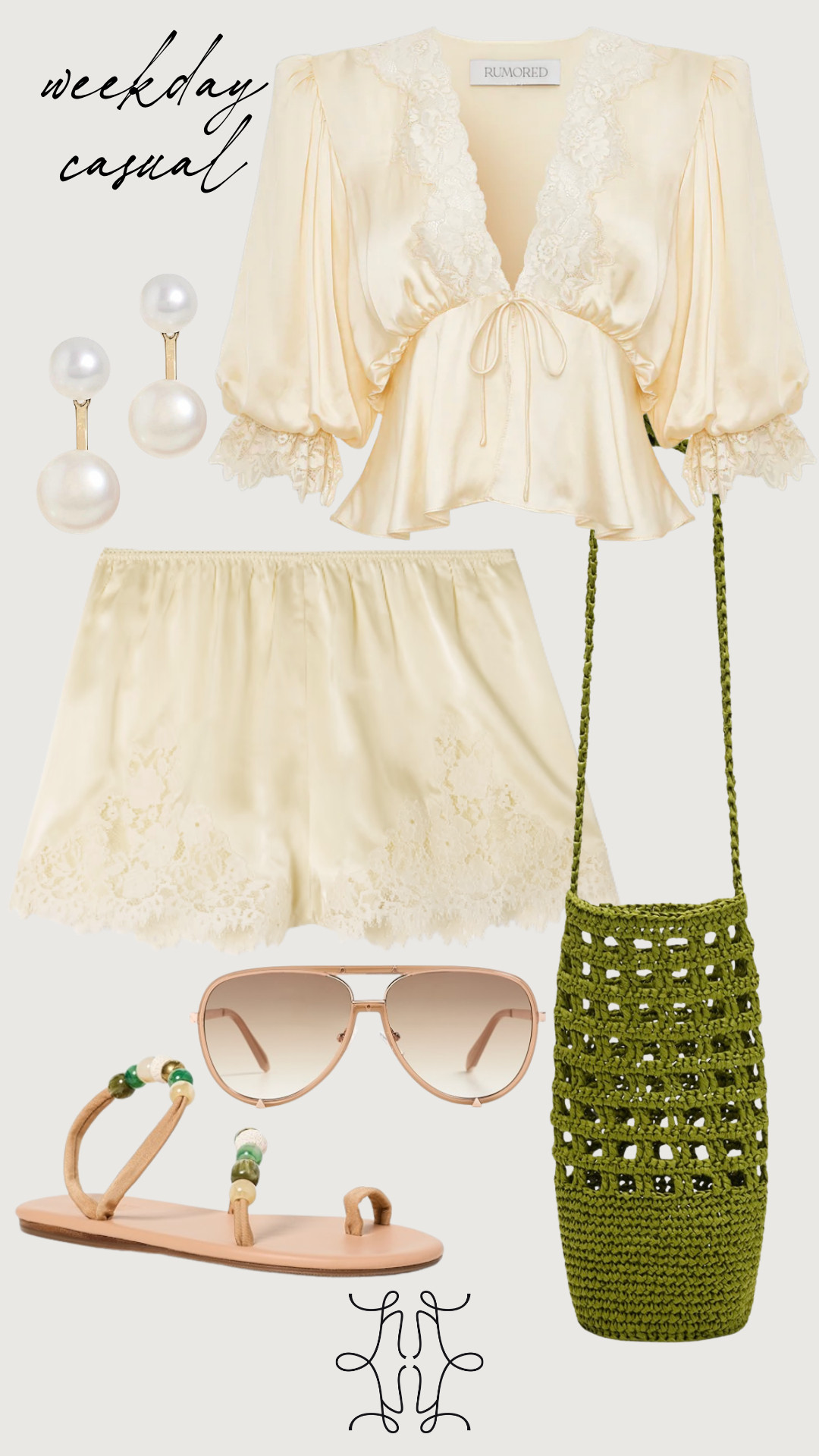 Elevated summer outfit inspiration ☀️ 

summer blouse, lace shorts, yellow blouse, matching set, summer matching set 

 #LTKgrwm #LTKootd #LTKSeasonal