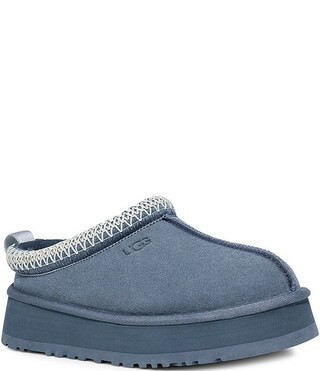 Tazz Suede Platform Clog Slippers | Dillard's