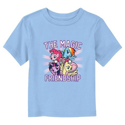 My Little Pony: Friendship is Magic The Magic of Friendship  T-Shirt - Light Blue - 2T | Target