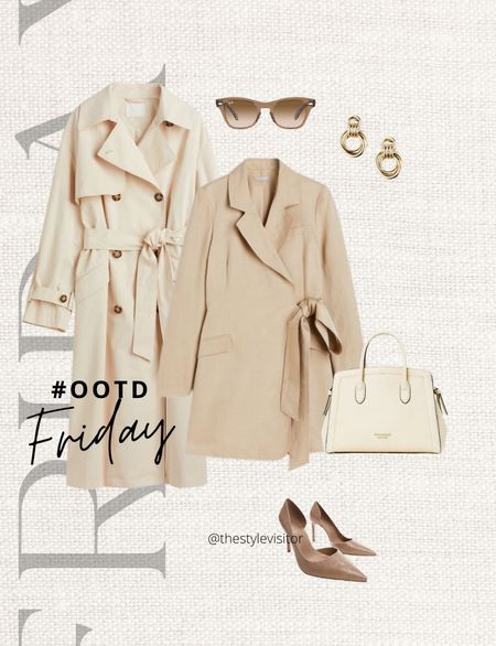 Cute blazer dress to go from work to cocktails 🍸 I’ll be showing this one in an upcoming reel so keep your eyes peeled. Read the size guide/size reviews to pick the right size.

Leave a 🖤 to favorite this post and come back later to shop

#blazer dress #work outfit #office outfit #trench coat #trenchcoat #cream #beige 

#LTKSeasonal #LTKworkwear #LTKstyletip