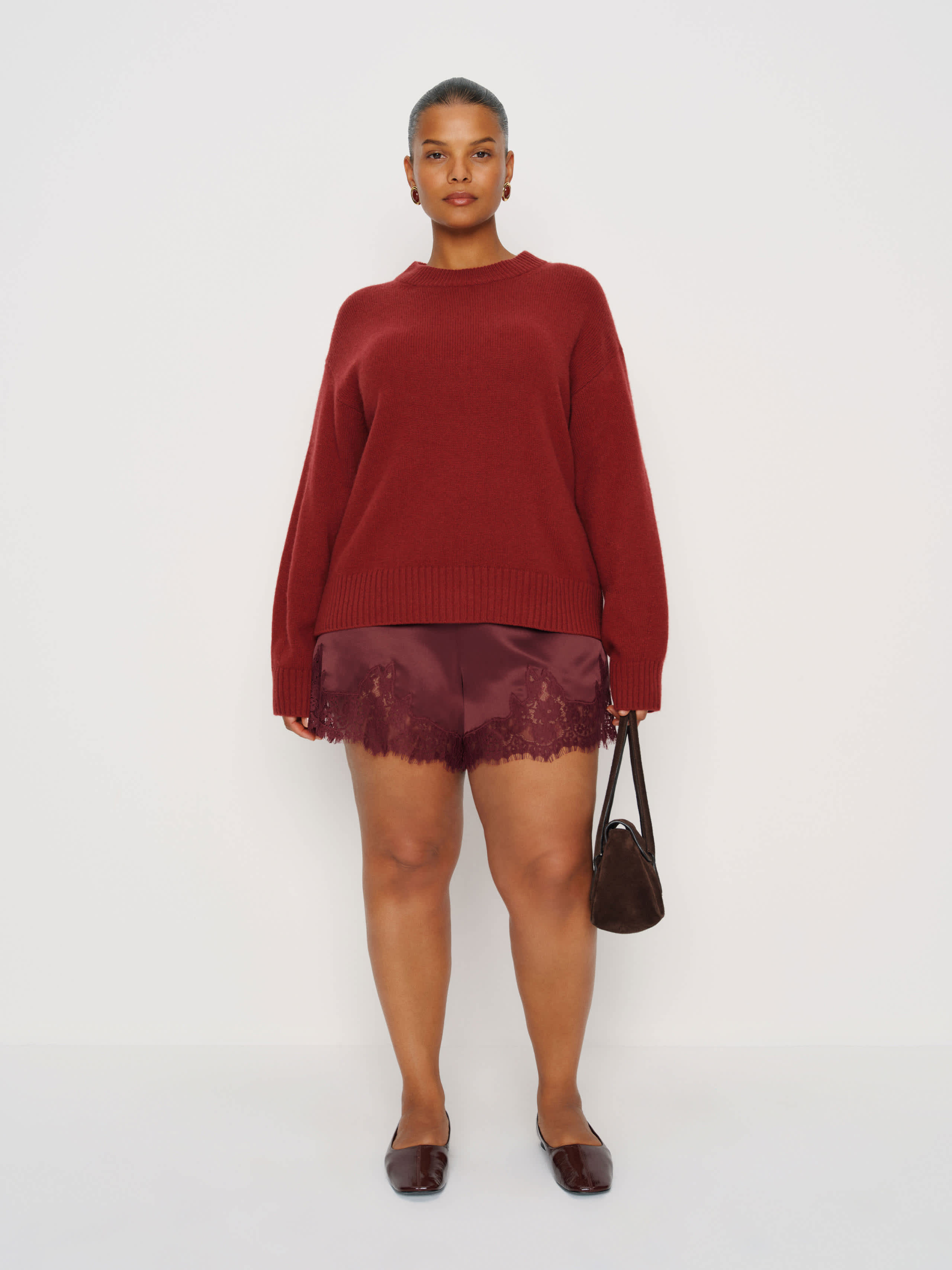 Reformation Fern Satin Short Es Pink 2X | Reformation (Global)