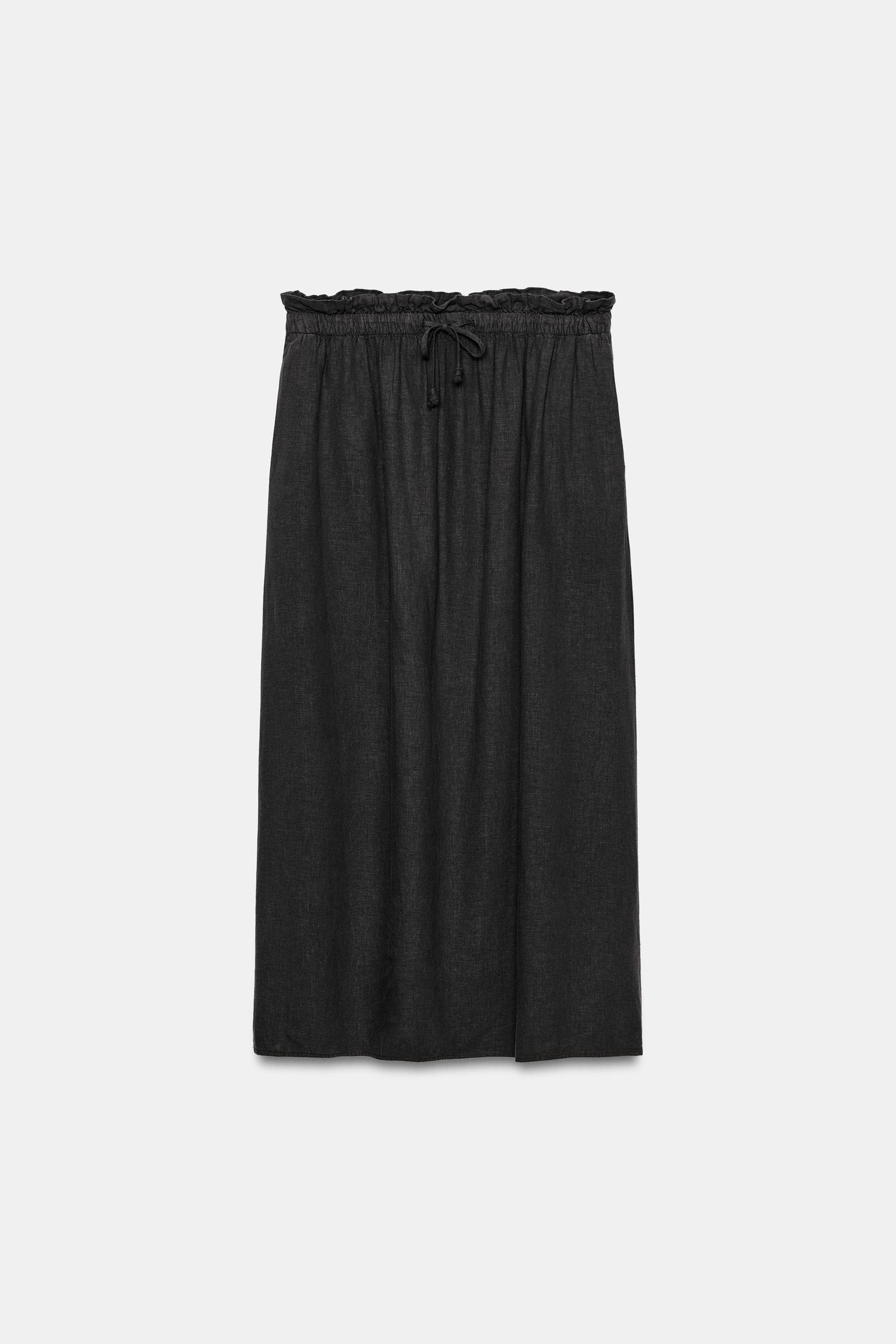 LANGER ROCK AUS LEINEN ZW COLLECTION | Zara DE