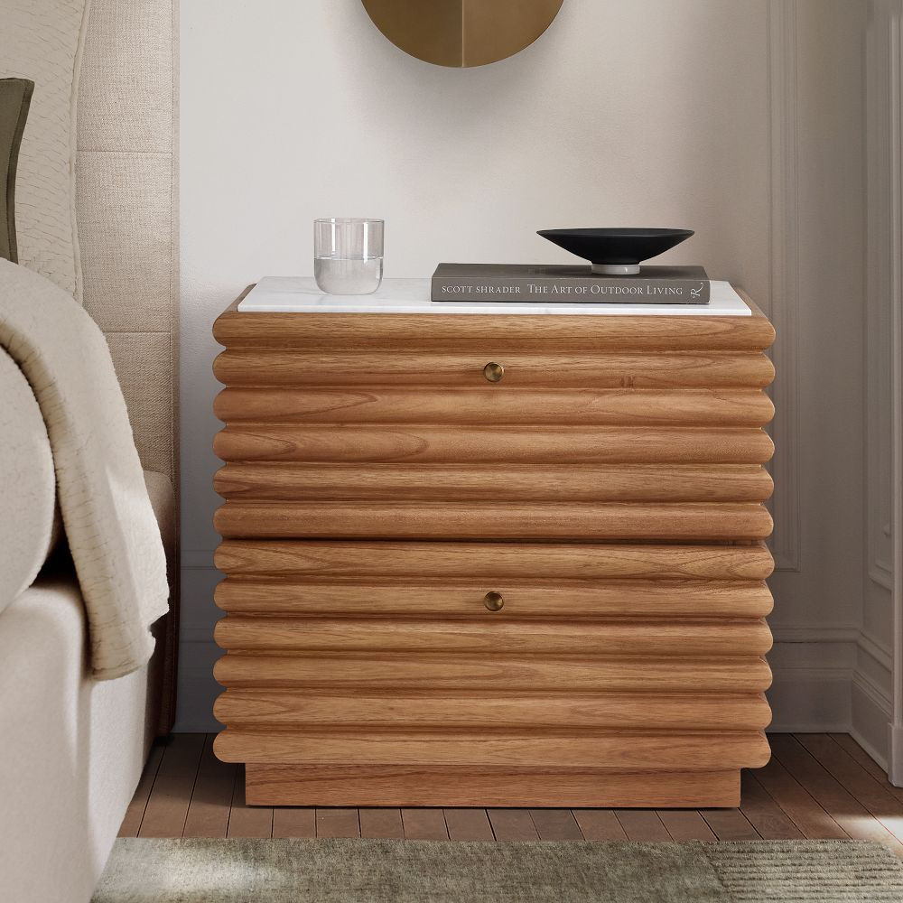 Khai Marble Nightstand (24") | West Elm (US)