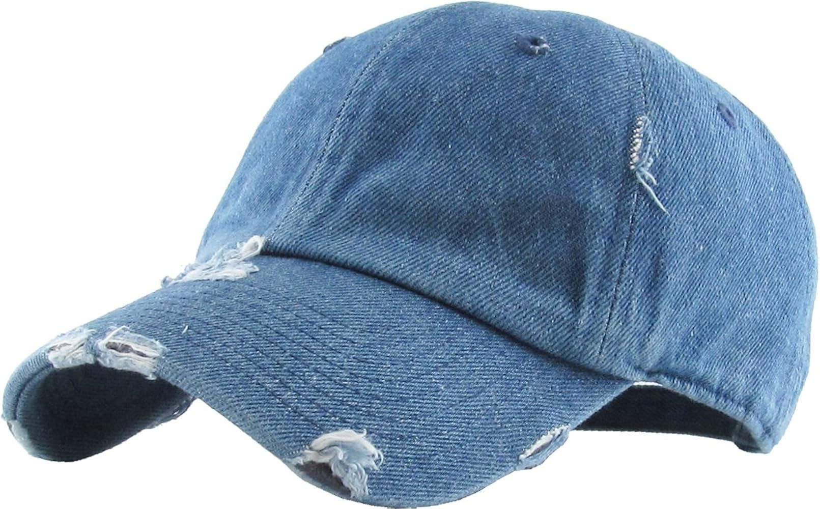 KBETHOS Vintage Washed Distressed Cotton Dad Hat Baseball Cap Adjustable Polo Trucker Unisex Styl... | Amazon (US)