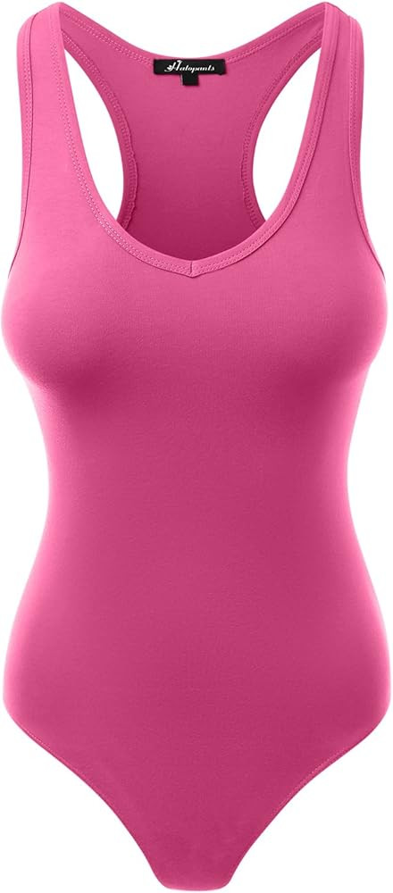 Women's Jumpsuit Racerback Tank Top Bodysuits | Amazon (US)
