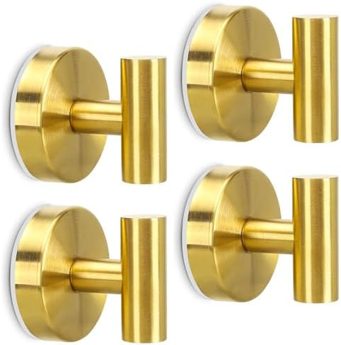 Towel Hooks Shower Suction Hook Towel Hanger for Bathroom Hanging Coat, Robe, Removable Wall Moun... | Amazon (US)