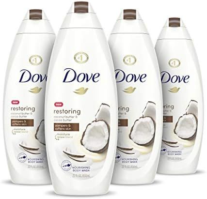 Dove Purely Pampering Body Wash for Dry Skin Coconut Butter and Cocoa Butter Effectively Washes Away | Amazon (US)