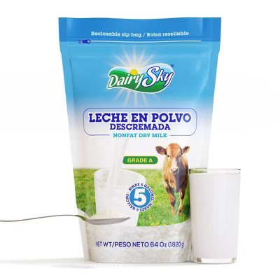 DairySky Nonfat Dry Milk Powder – 64 oz | Fat-Free | No Sugar Added | Shelf-Stable Milk | Target