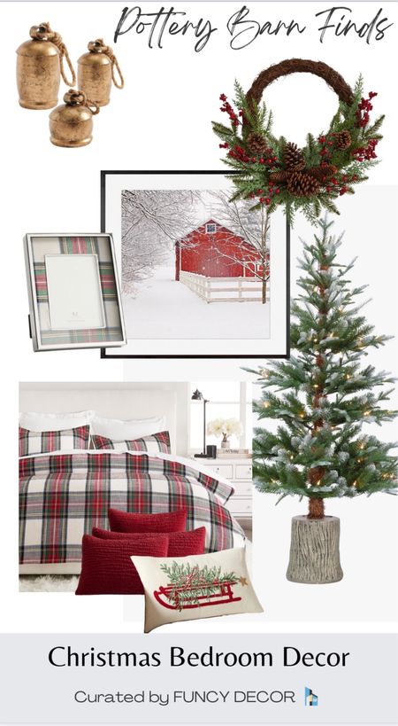 Create a cozy and traditional Christmas bedroom from Pottery Barn

#LTKSeasonal #LTKhome #LTKHoliday