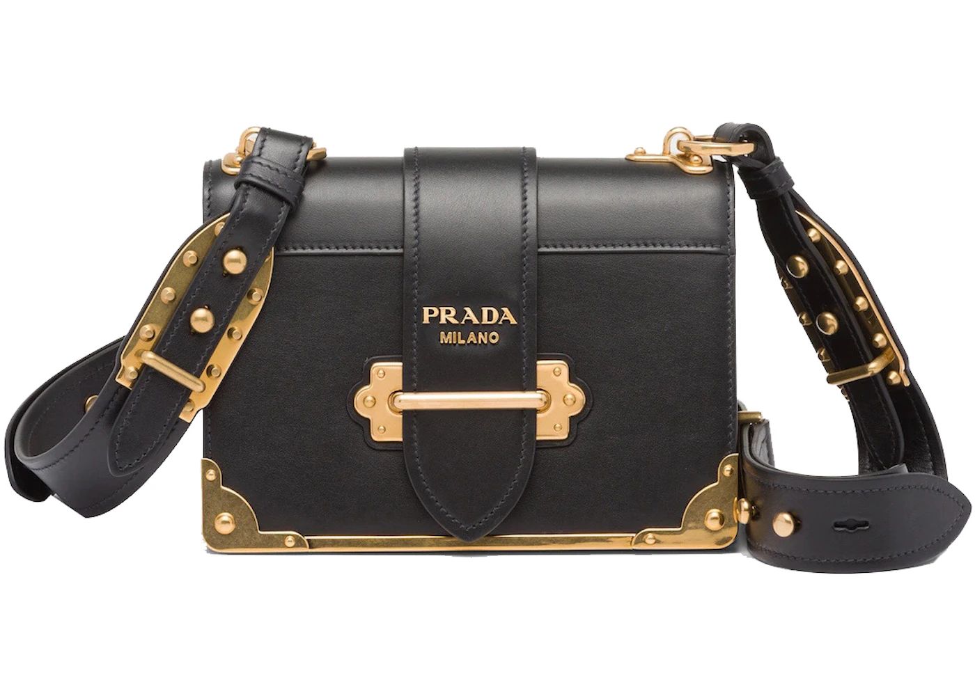 Prada Cahier Leather BagBlack | StockX