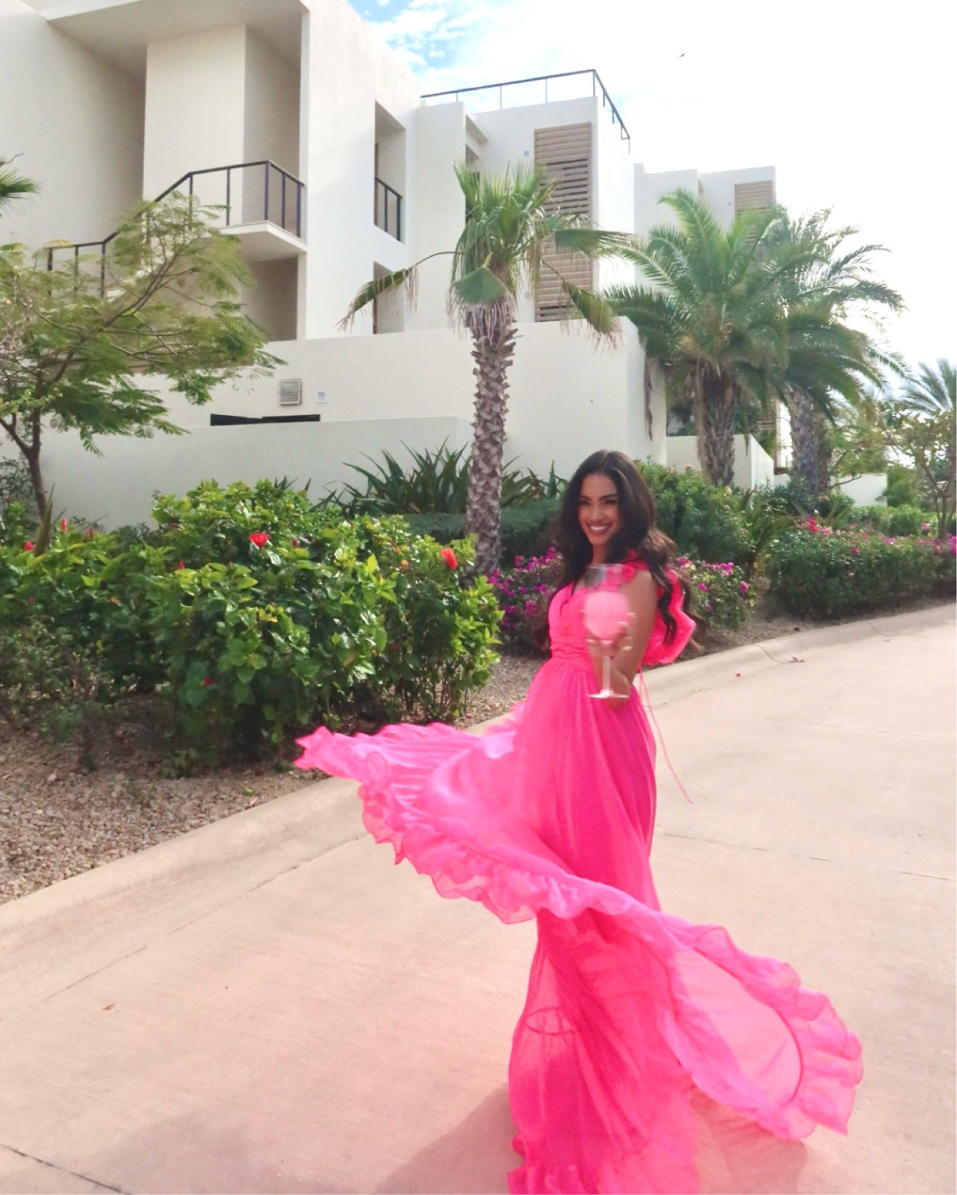 my favorite pink ruffled maxi dress to frolic around cabo in 💖

#LTKSeasonal #LTKstyletip #LTKparties