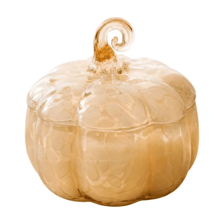 Pumpkin Shaped Candles Scented 3 Wick Confetti Glass Jar Candle for Halloween Thanksgiving Fall D... | Walmart (US)